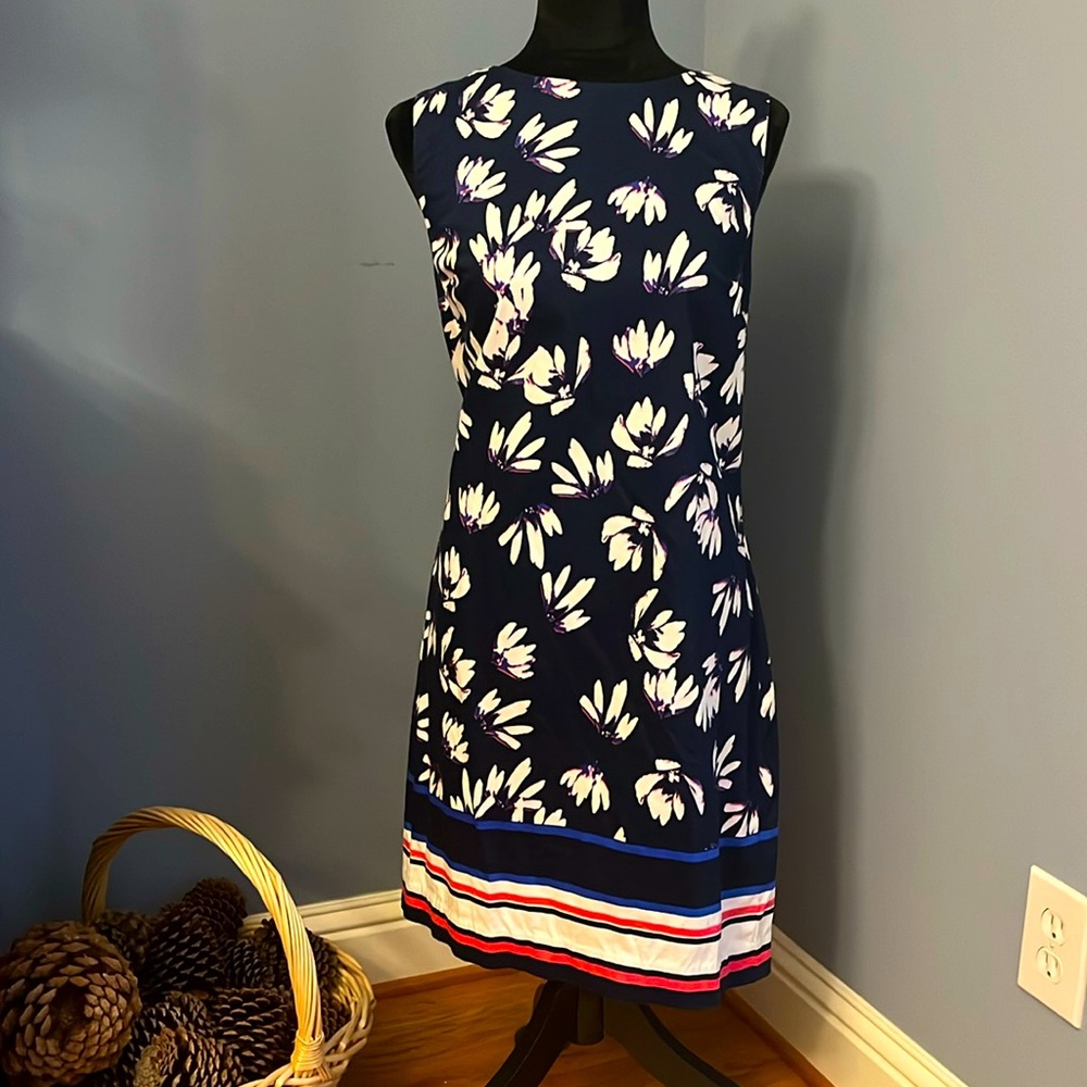 Floral Graphic Sheath Dress